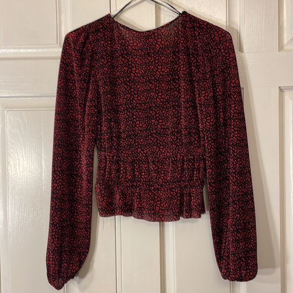 Zara Women’s Cropped Top, Size M. Red and black. NWT. - Picture 7 of 7